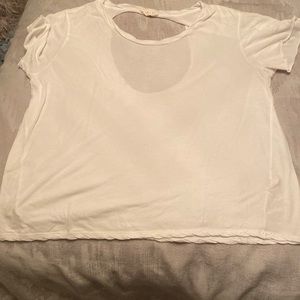 A.L.C. White Short Sleeve Tee